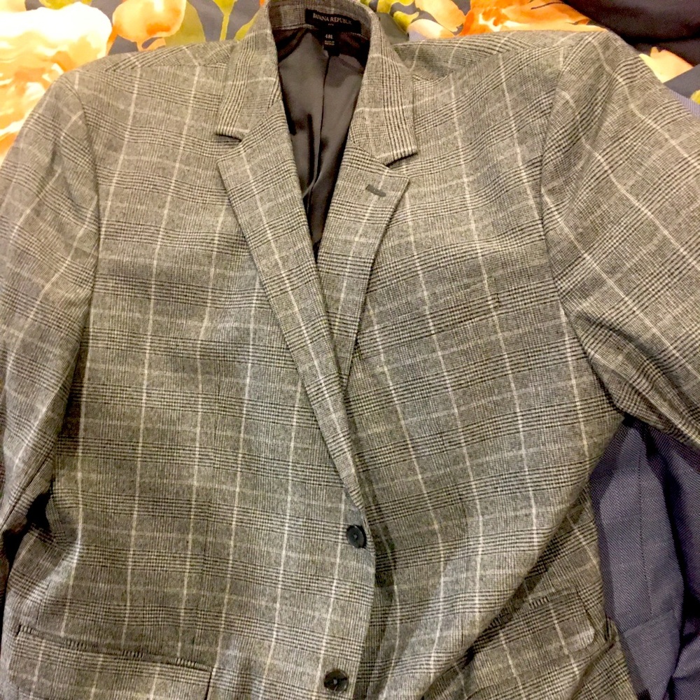 Banana Republic slim fit sport coat 48L